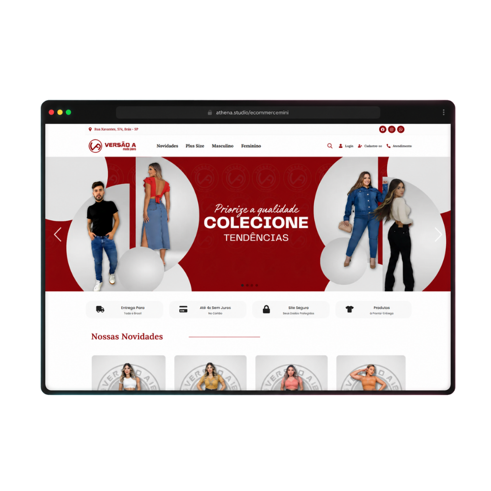E-commerce Mini — website preview