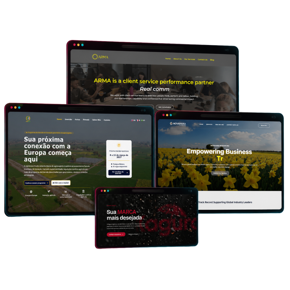 Portfolio — website preview